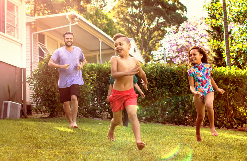banner image father son and daughter running in backyard1 1200x6301